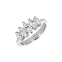 Anello Namuri Donna FANCY NAVETTE in Oro bianco ANNAV-05-12 - ANNAV-05-12